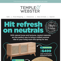 Temple & Webster email thumbnail