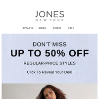 Jones New York email thumbnail