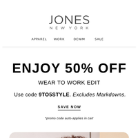 Jones New York email thumbnail