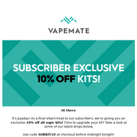 Vapemate email thumbnail