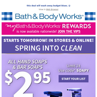 Bath and Body Works email thumbnail