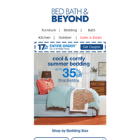 Bed Bath and Beyond email thumbnail