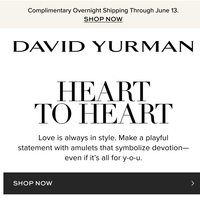 David Yurman email thumbnail