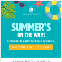 The California Beach Co. email thumbnail