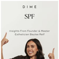 DIME Beauty email thumbnail