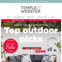 Temple & Webster email thumbnail