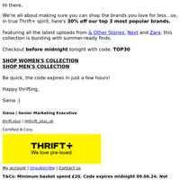 Thrift+ email thumbnail