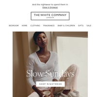 The White Company UK email thumbnail