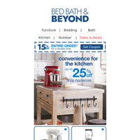 Bed Bath and Beyond email thumbnail