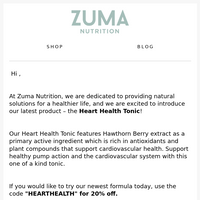 Zuma Nutrition email thumbnail