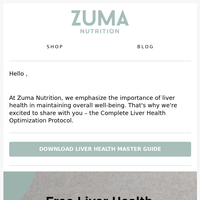 Zuma Nutrition email thumbnail