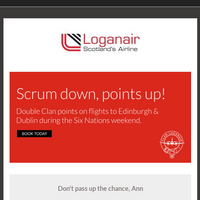 Loganair email thumbnail