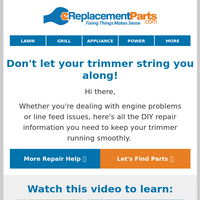 eReplacementParts email thumbnail