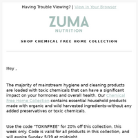 Zuma Nutrition email thumbnail