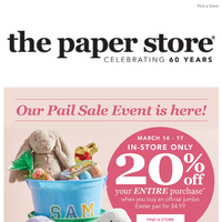 The Paper Store email thumbnail