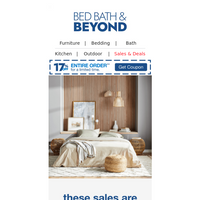 Bed Bath and Beyond email thumbnail