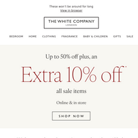 The White Company UK email thumbnail