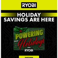 RYOBI Tools email thumbnail