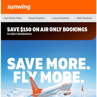 Sunwing Vacations email thumbnail