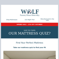 Wolf Mattress email thumbnail