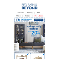 Bed Bath and Beyond email thumbnail