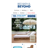 Bed Bath and Beyond email thumbnail