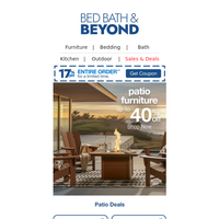 Bed Bath and Beyond email thumbnail