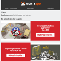 Mighty Ape email thumbnail