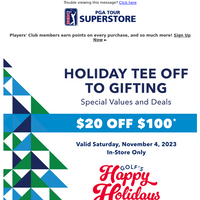 PGA TOUR Superstore email thumbnail