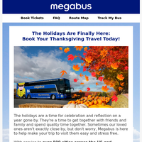 Megabus email thumbnail