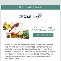 The CBDistillery email thumbnail