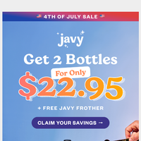 Javy Coffee email thumbnail