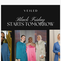 Veiled Collection email thumbnail