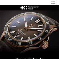 Christopher Ward UK email thumbnail