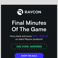 Raycon email thumbnail