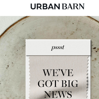 Urban Barn email thumbnail