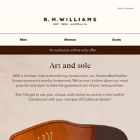 R.M.Williams Australia email thumbnail