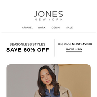 Jones New York email thumbnail