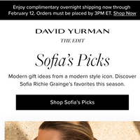 David Yurman email thumbnail