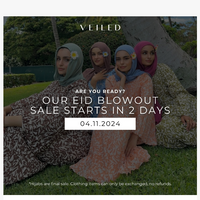 Veiled Collection email thumbnail