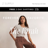 Z SUPPLY email thumbnail