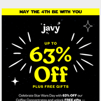 Javy Coffee email thumbnail