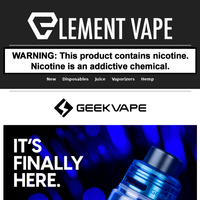 Element Vape email thumbnail