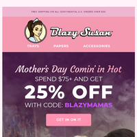 Blazy Susan email thumbnail