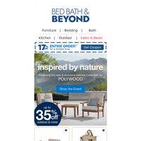 Bed Bath and Beyond email thumbnail