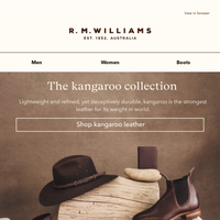 R.M.Williams Australia email thumbnail