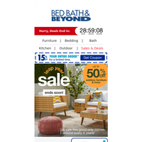 Bed Bath and Beyond email thumbnail