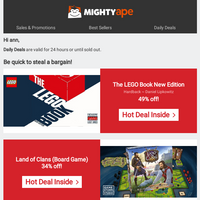 Mighty Ape email thumbnail