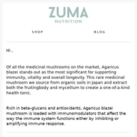 Zuma Nutrition email thumbnail