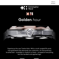 Christopher Ward UK email thumbnail